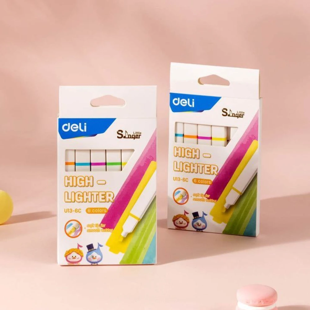 Deli Little Singer Highlighter 1pcs