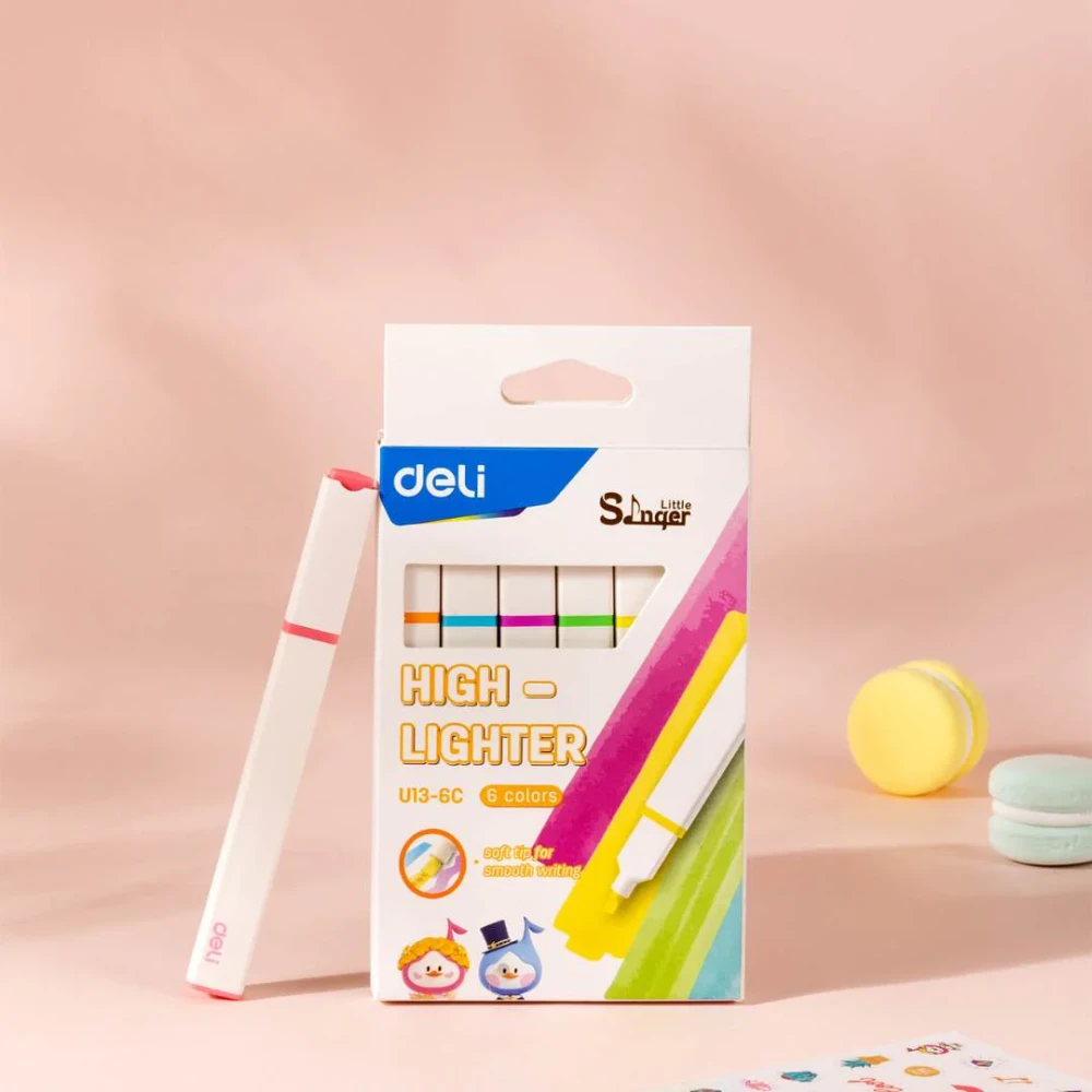Deli Little Singer Highlighter 1pcs