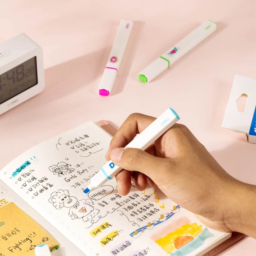 Deli Little Singer Highlighter 1pcs