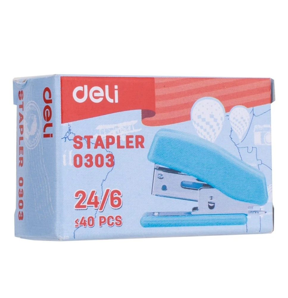 Deli Mini Stapler 25 Sheets E0303