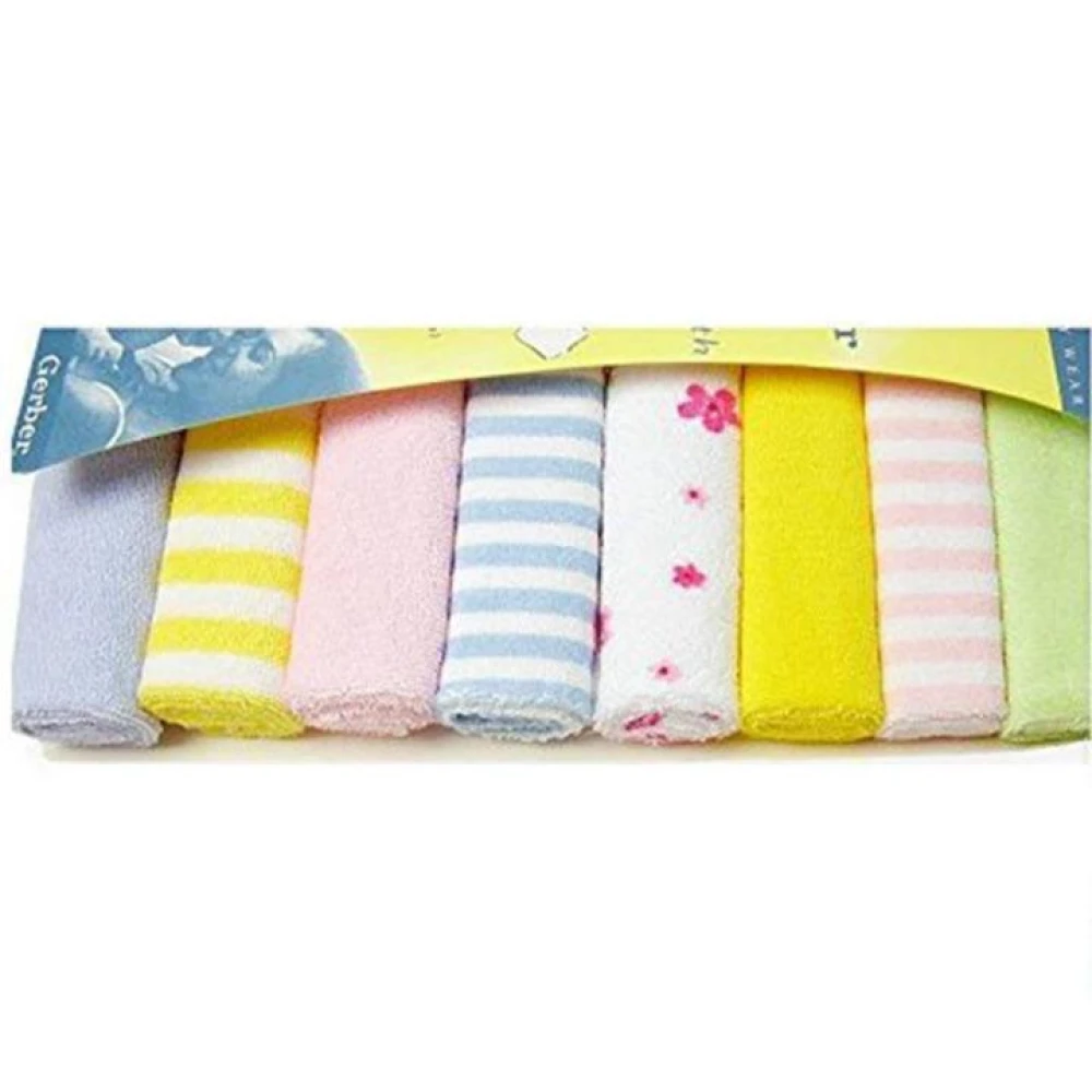 Deluxe Baby Care Washcloth 8 pack