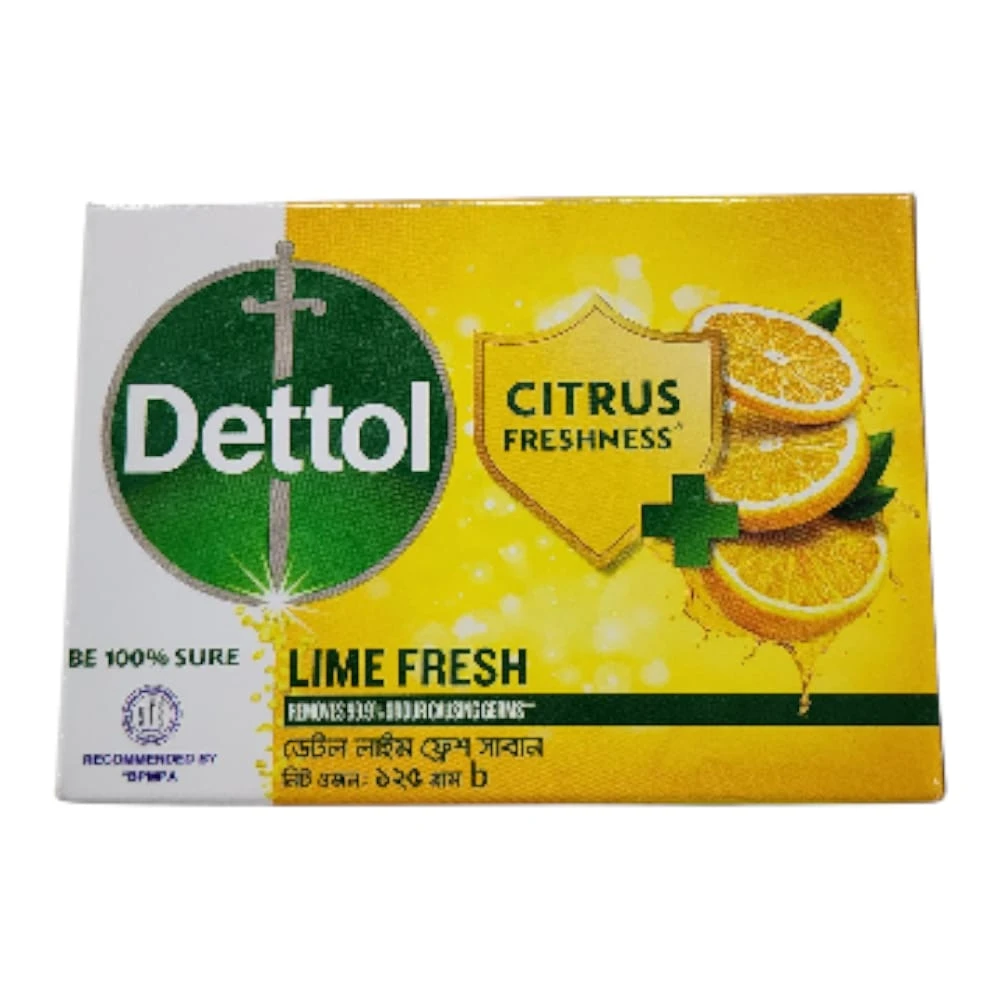 Dettol Lime Fresh Soap 125g