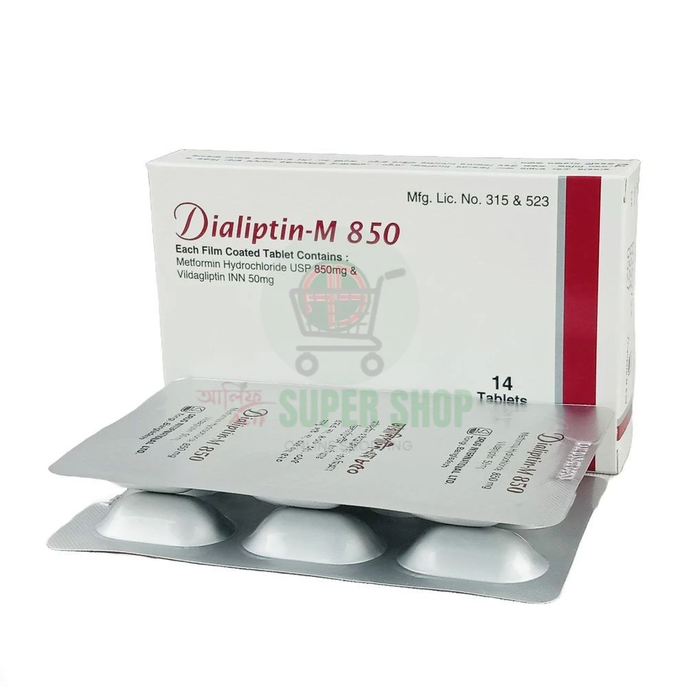 Dialiptin-M 850mg Tablet