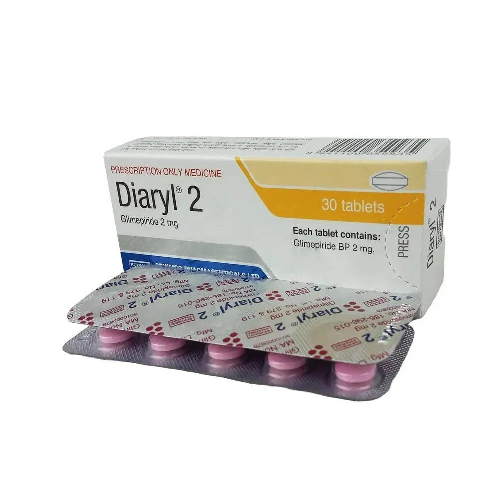 Diaryl 2 mg Tablets
