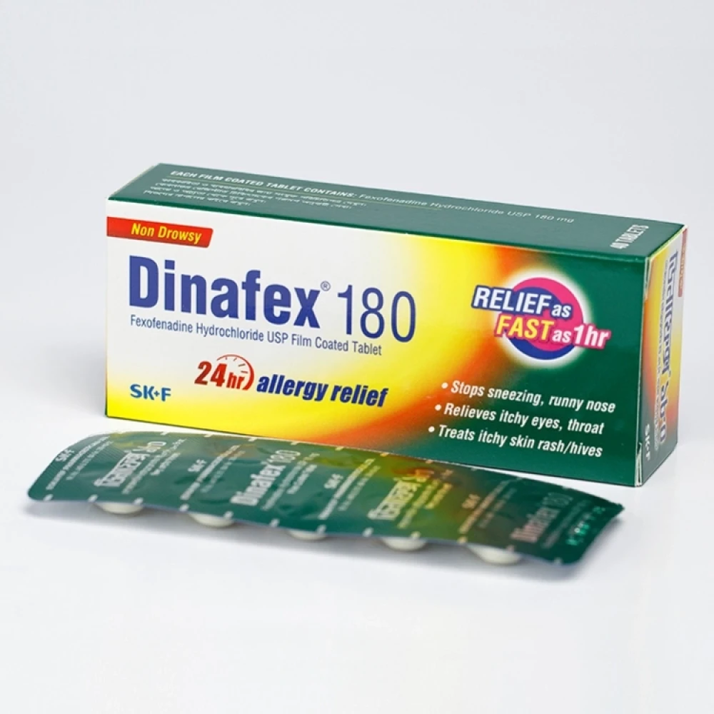 Dinafex 180 mg Tablet