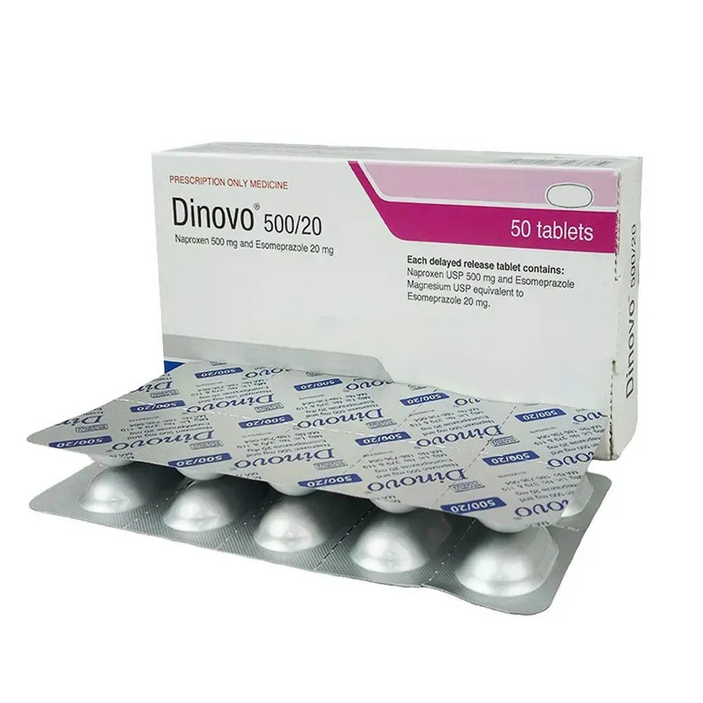Dinovo 500mg+20mg Tablet