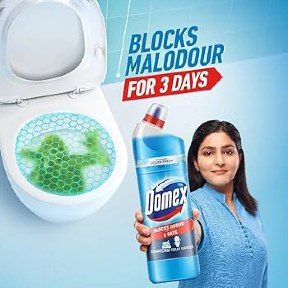 Domex Ocean Fresh Liquid Toilet Cleaner 750ml