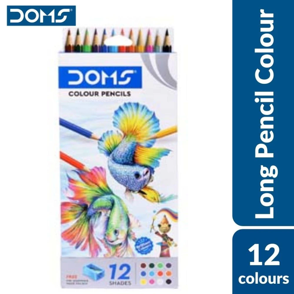 Doms Colour Pencils 12 Shades