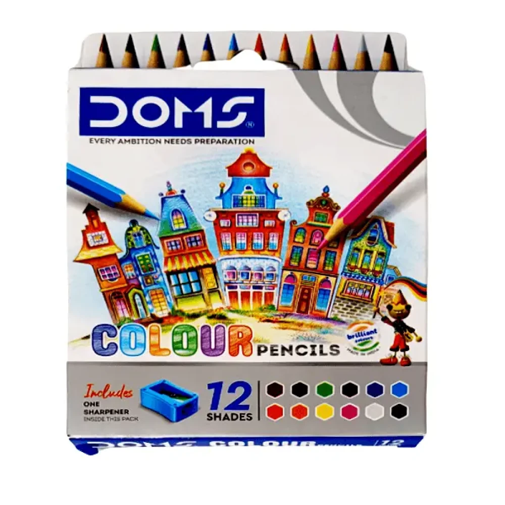 Doms Coloured Pencils 12pcs