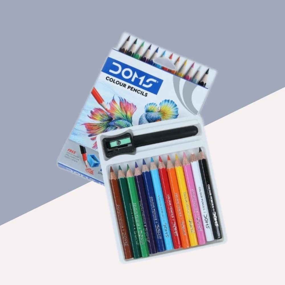 Doms Coloured Pencils 12pcs