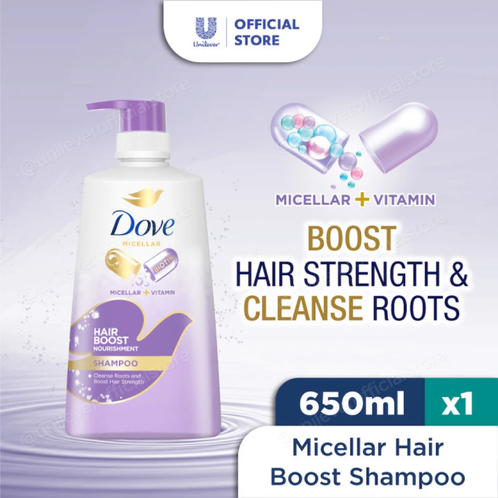 Dove Micellar Hair Boost Shampoo 650ml