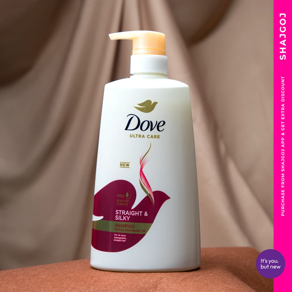 Dove Straight & Silky Shampoo 680ml