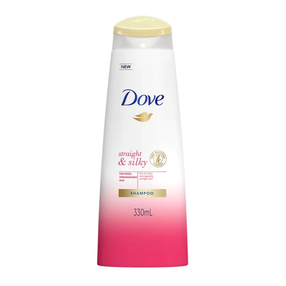 Dove Straight & Silky Shampoo 330ml