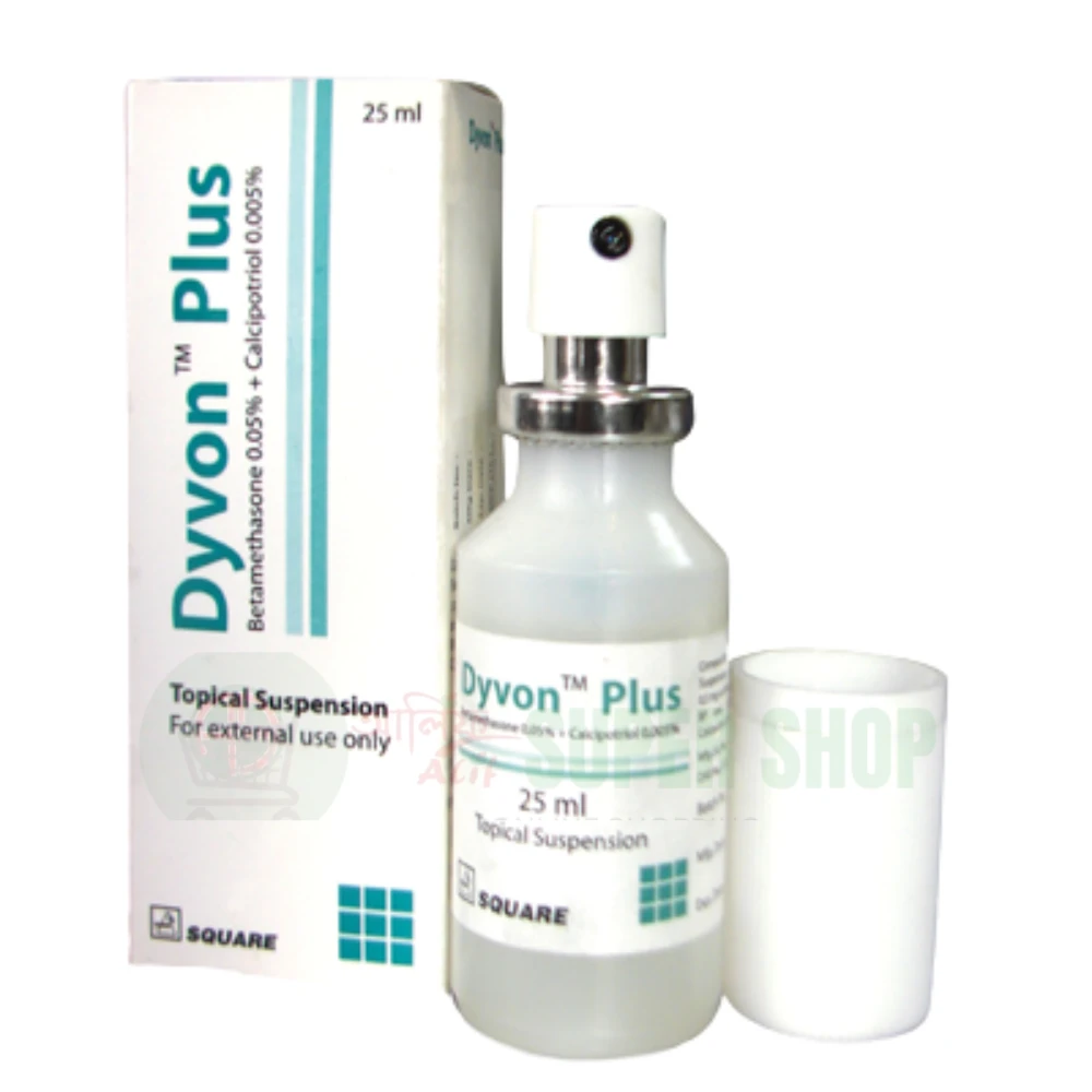 Dyvon Plus Topical Suspension 0.05%+0.00%/100gm