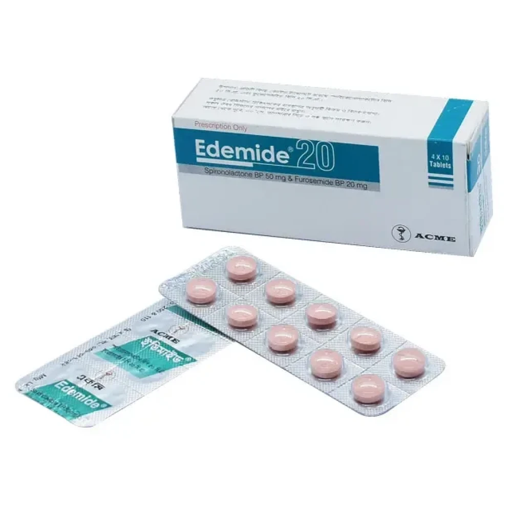 Edemide 20 mg Tablet