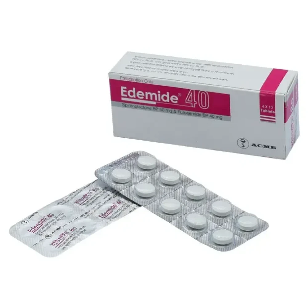 Edemide 40 mg Tablet