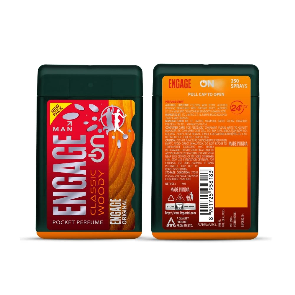 Engage Classic Woody Pocket Perfume 17ml