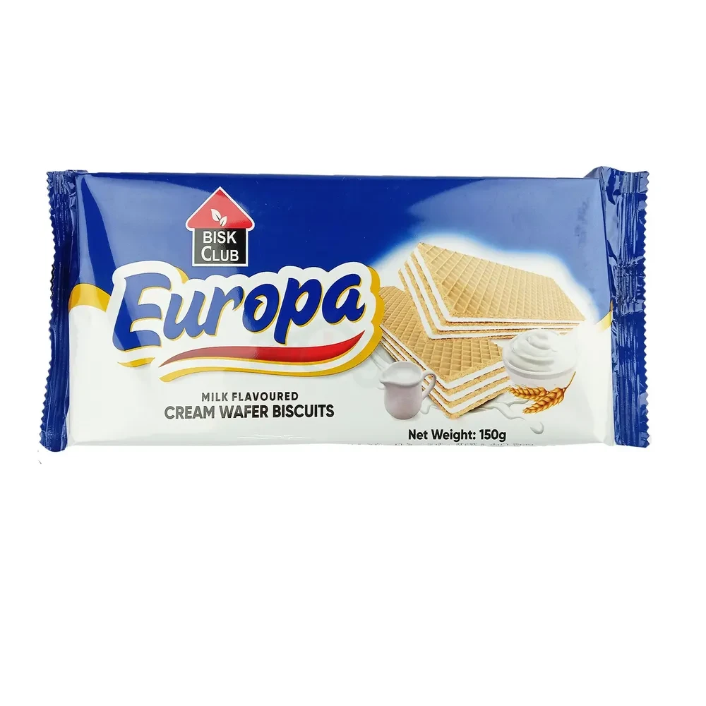 Europa Milk Flavoured Cream Wafer 150g