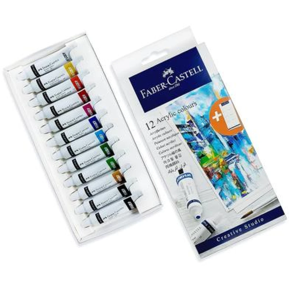 Faber-Castell Acrylic Colours 12pcs