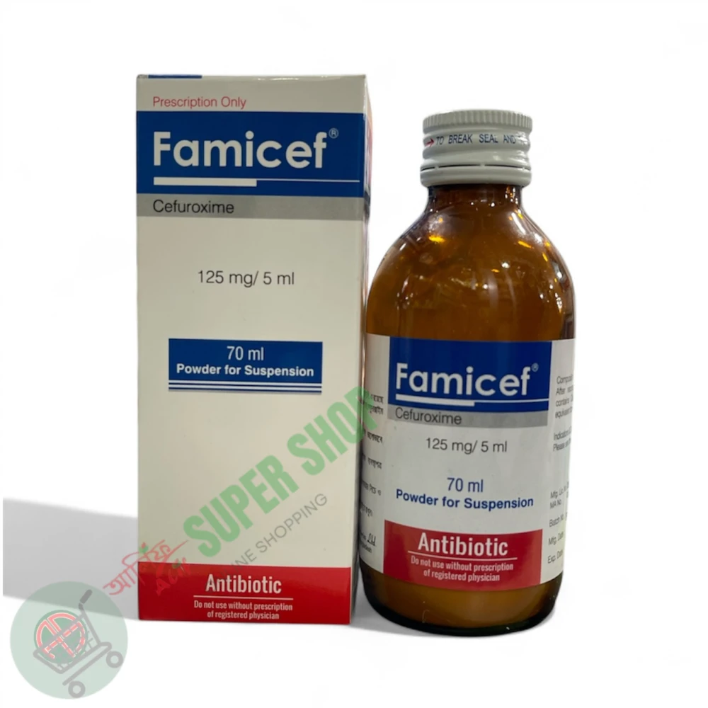 Famicef 125 mg/5 ml Suspension