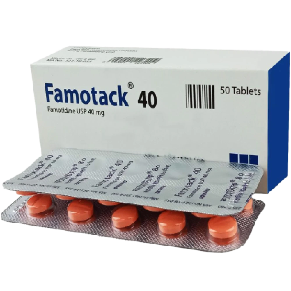 Famotack 40 mg Tablets