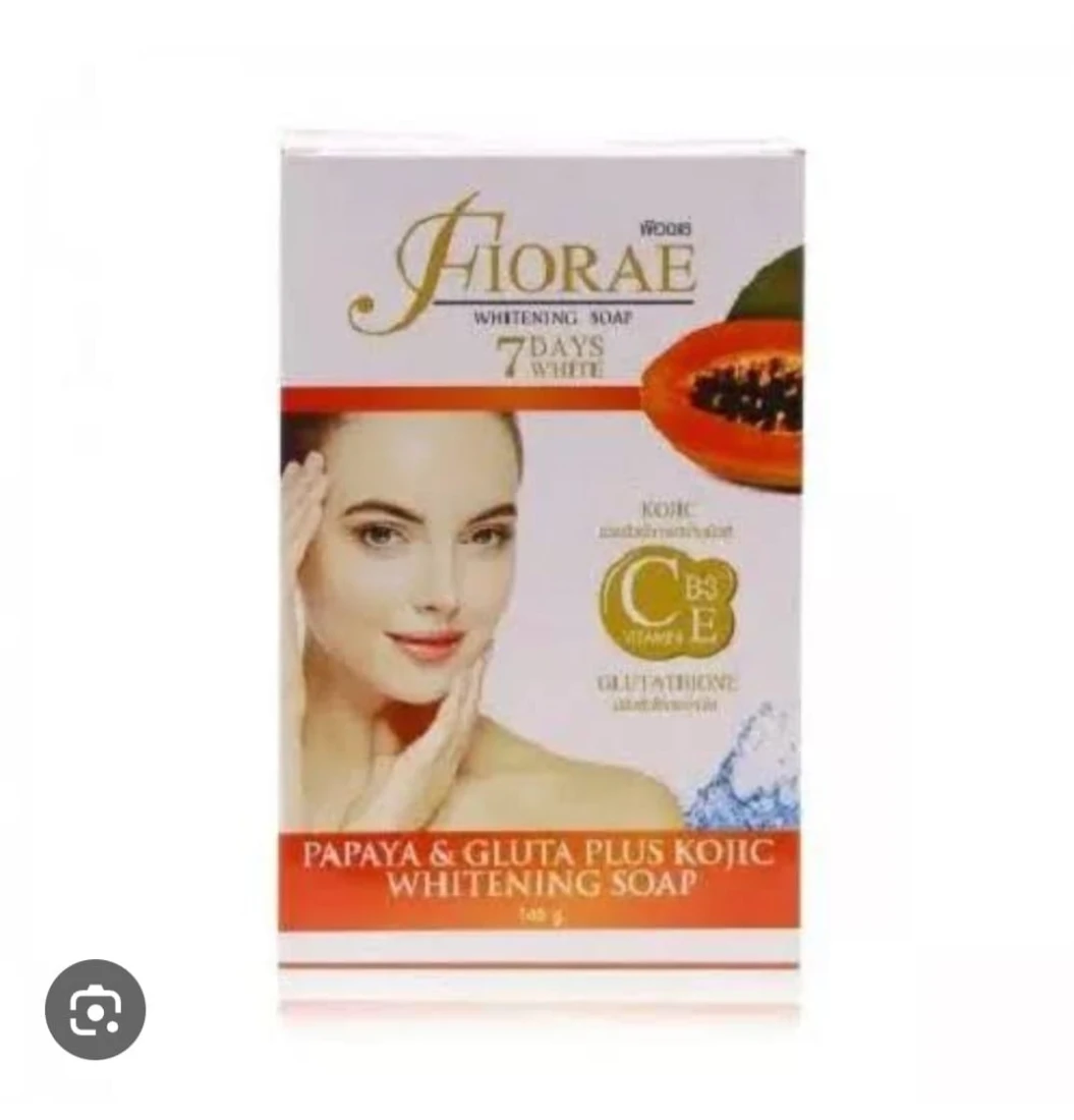 Fiorae Papaya & Gluta Plus Kojic Whitening Soap 165gm