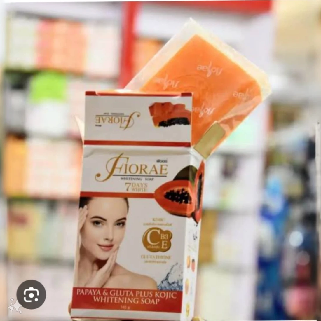 Fiorae Papaya & Gluta Plus Kojic Whitening Soap 165gm