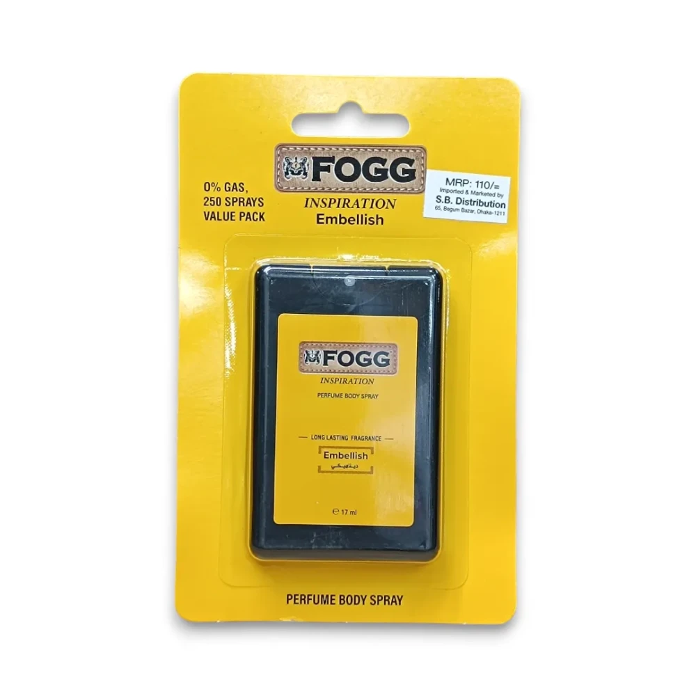 Fogg Inspiration Pocket Perfume Embellish 17ml