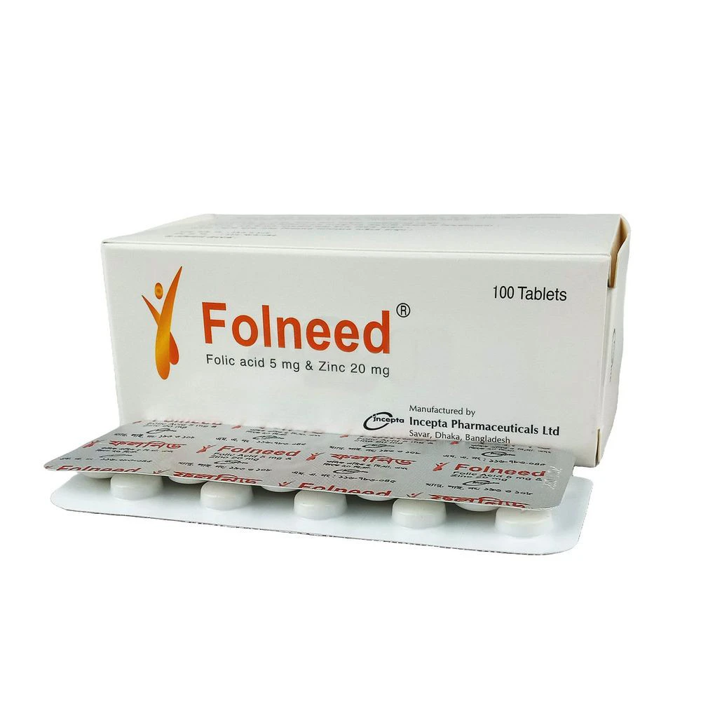 Folneed 5 mg+20 mg Tablet
