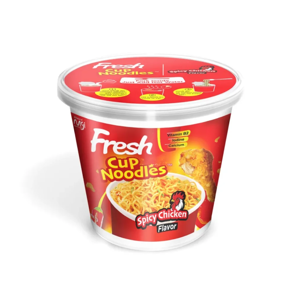 Fresh Cup Noodles Spicy Chicken 40gm