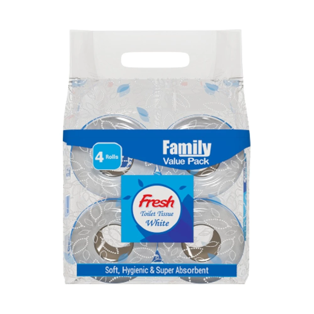 Fresh Toilet Tissue Family Value Pack 4pcs