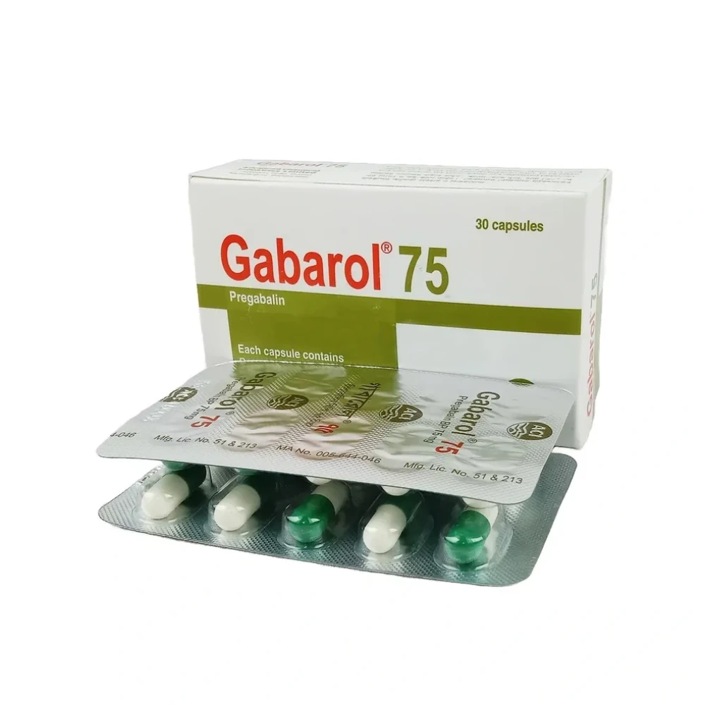 Gabarol 75mg Capsule (Gabapentin)