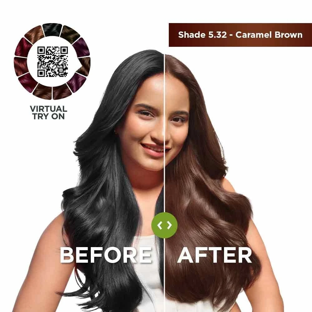 Garnier 5.32 Caramel Brown Hair Color 70ml+60g