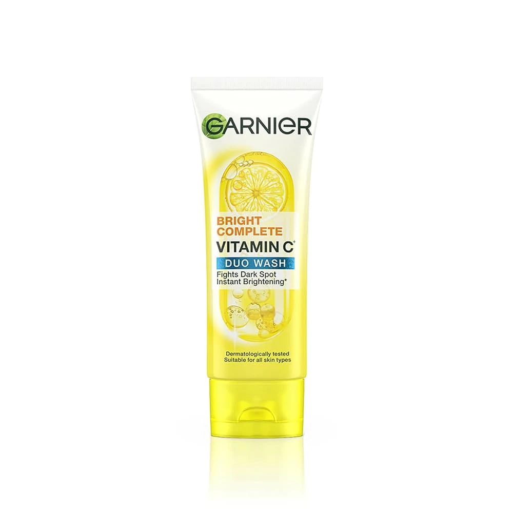 Garnier Bright Complete Duo Action Face Wash 100g