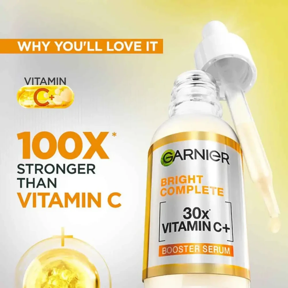 Garnier Bright Complete VITAMIN C Booster Face Serum 15ml
