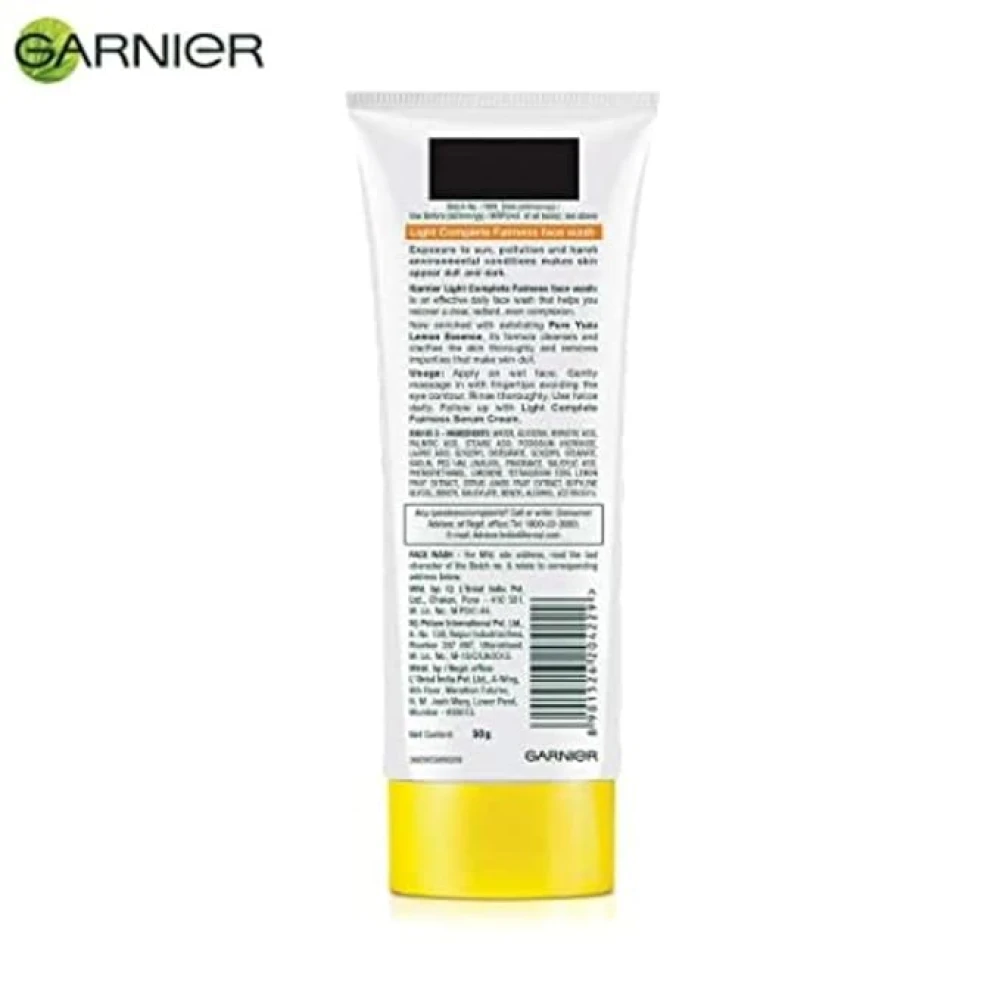 Garnier Bright Complete Vitamin C Face Wash 50g