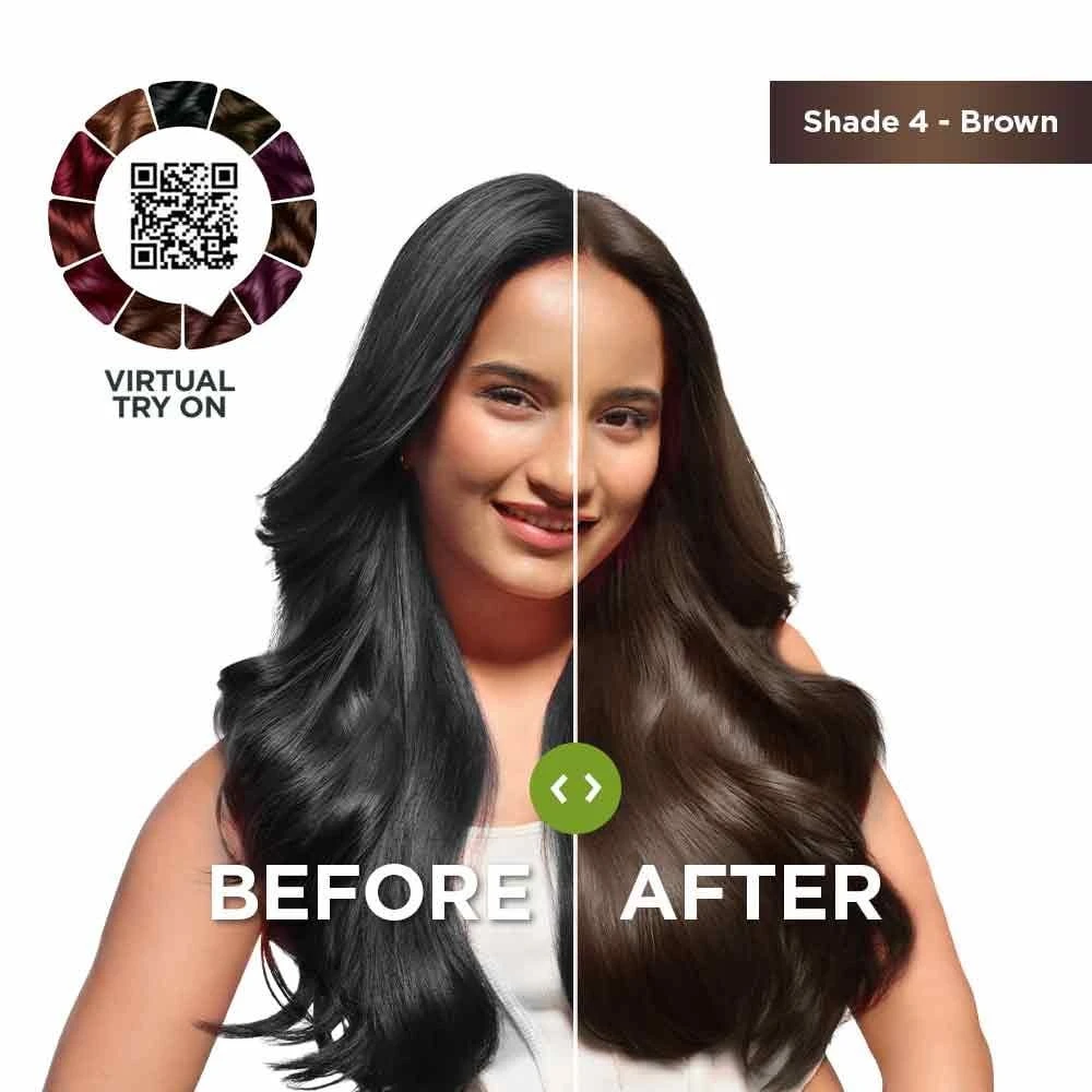 Garnier Color Naturals Brown Hair Color 4 Shade 70ml+60g