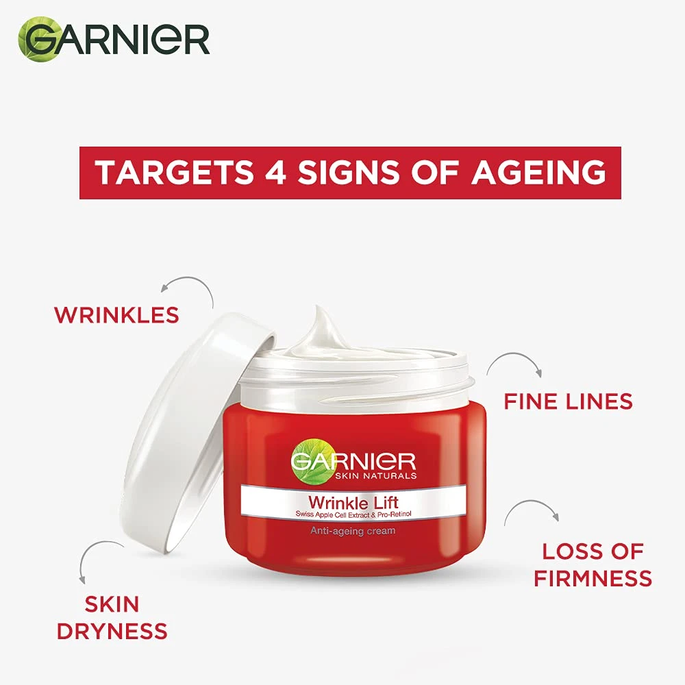Garnier Skin Naturals Wrinkle Lift Anti Ageing Cream 40g