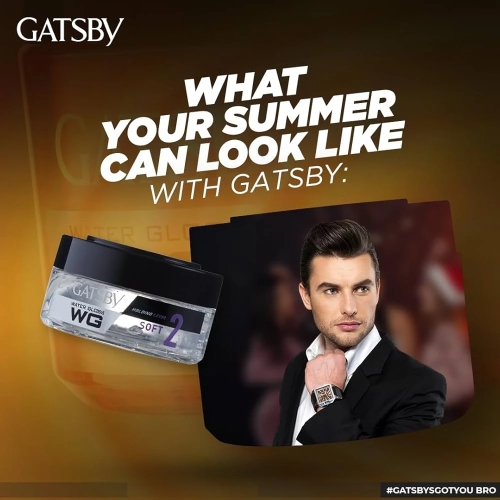 Gatsby Water Gloss Holding Level 2 Soft 75g
