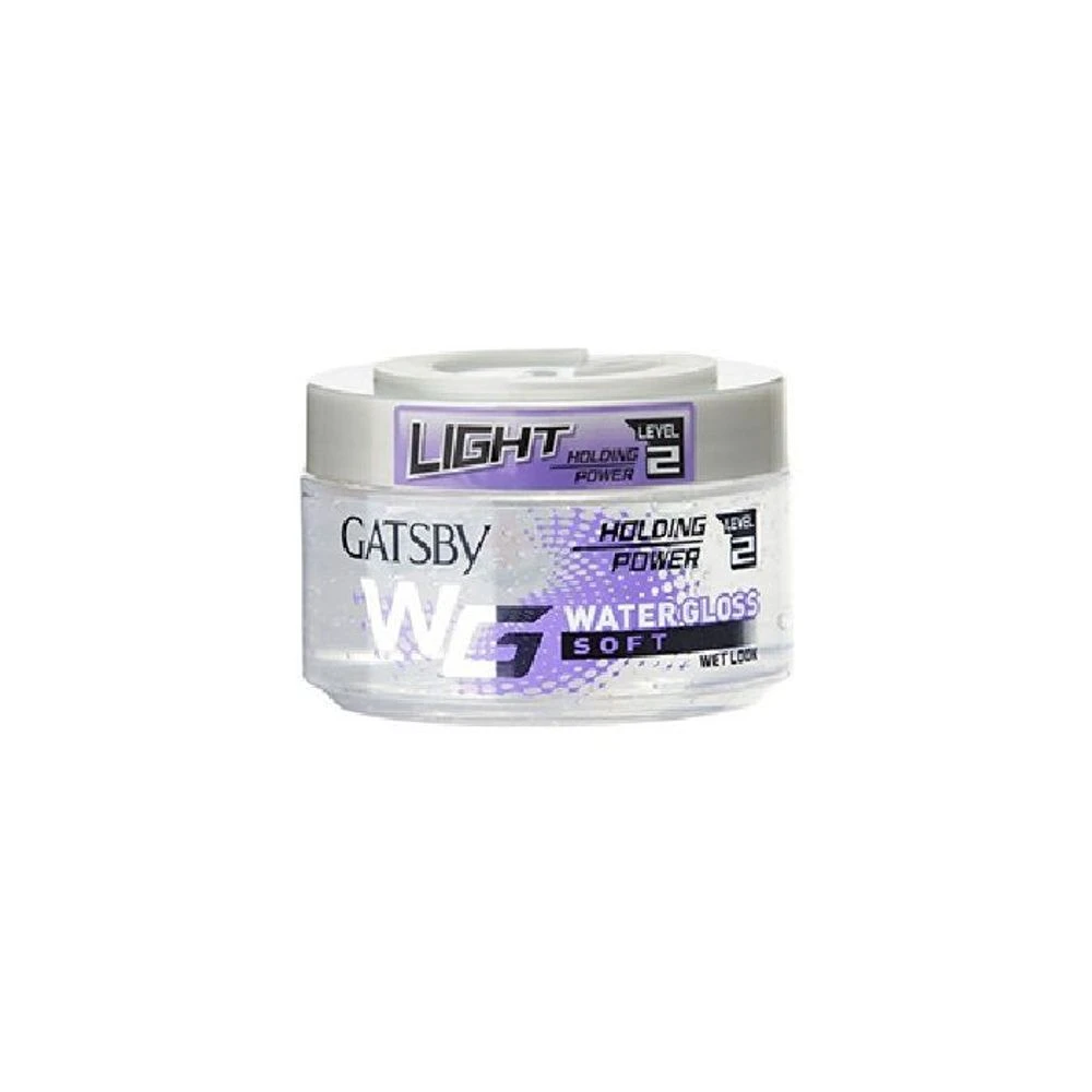Gatsby Water Gloss Soft, Wet Look Hair Gel 30g