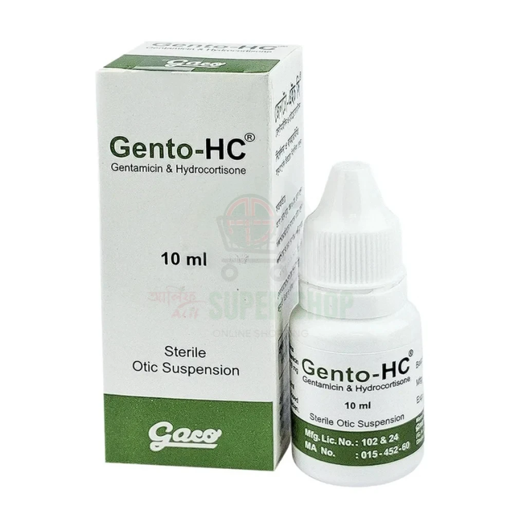 Gento-HC Sterile Otic Suspension 10ml