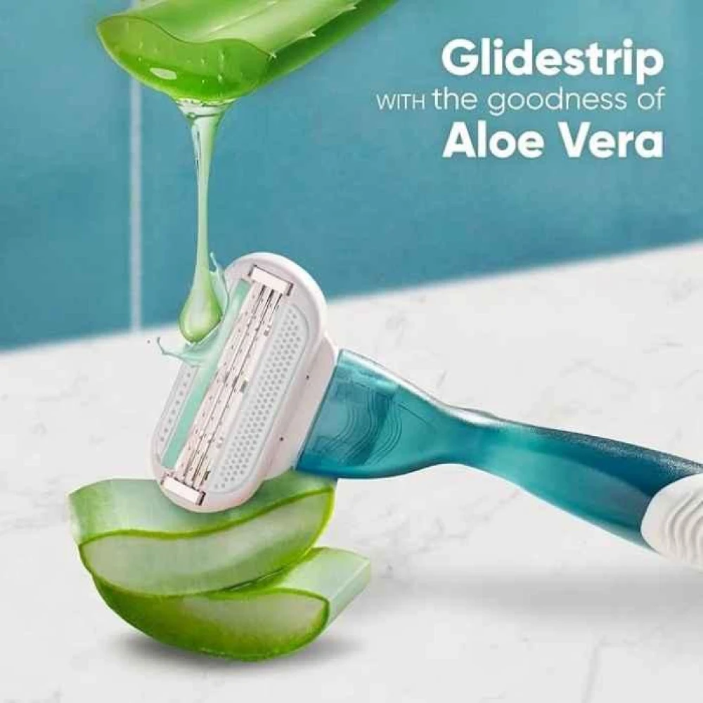 Gillette Venus Smooth Hair Removal Razor with Aloe Vera
