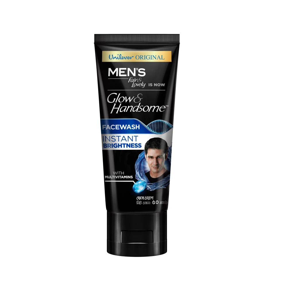 Glow & Handsome Instant Brightness Facewash 50ml