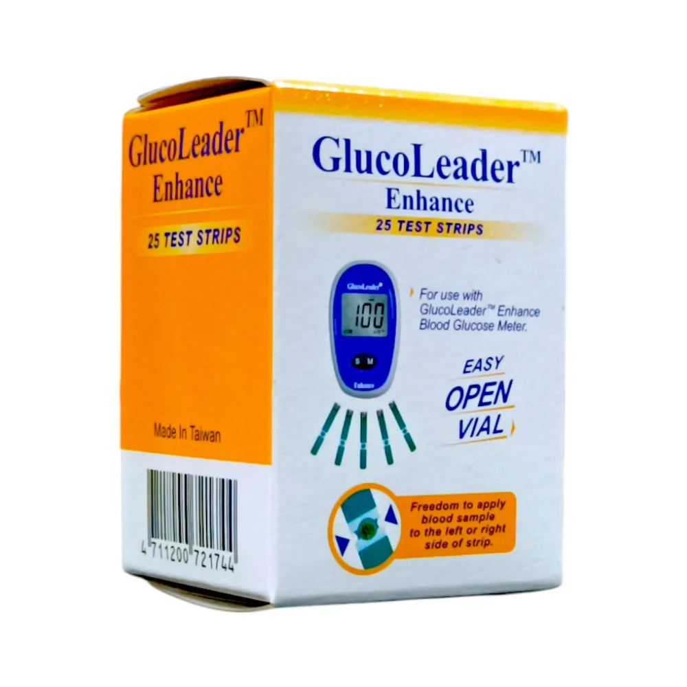 Glucoleader Blood Glucose Test Strips (Blue Strips)