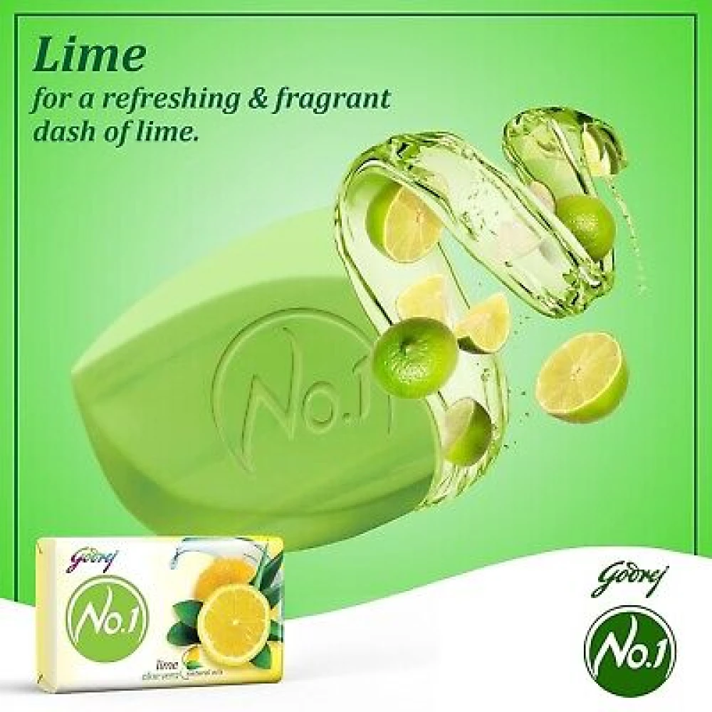 Godrej No.1 Lime & Aloe Vera Soap 100g