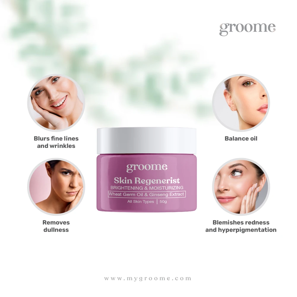 Groome Skin Regenerist Moisturizing Cream 50gm