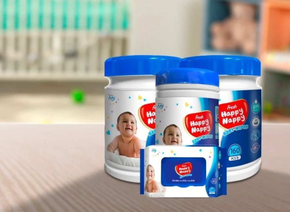 Happy Nappy Baby Wipes 240 pcs