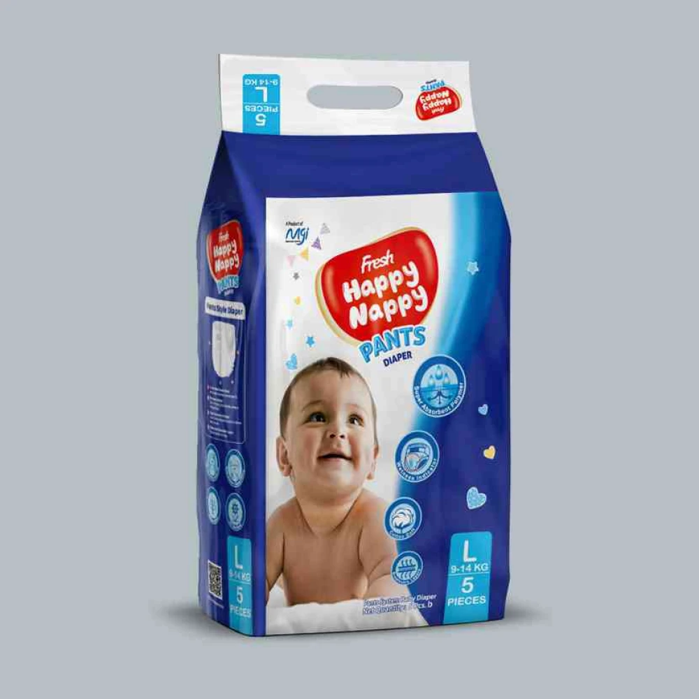 Happy Pant Diaper L (9-14 kg) 5pcs