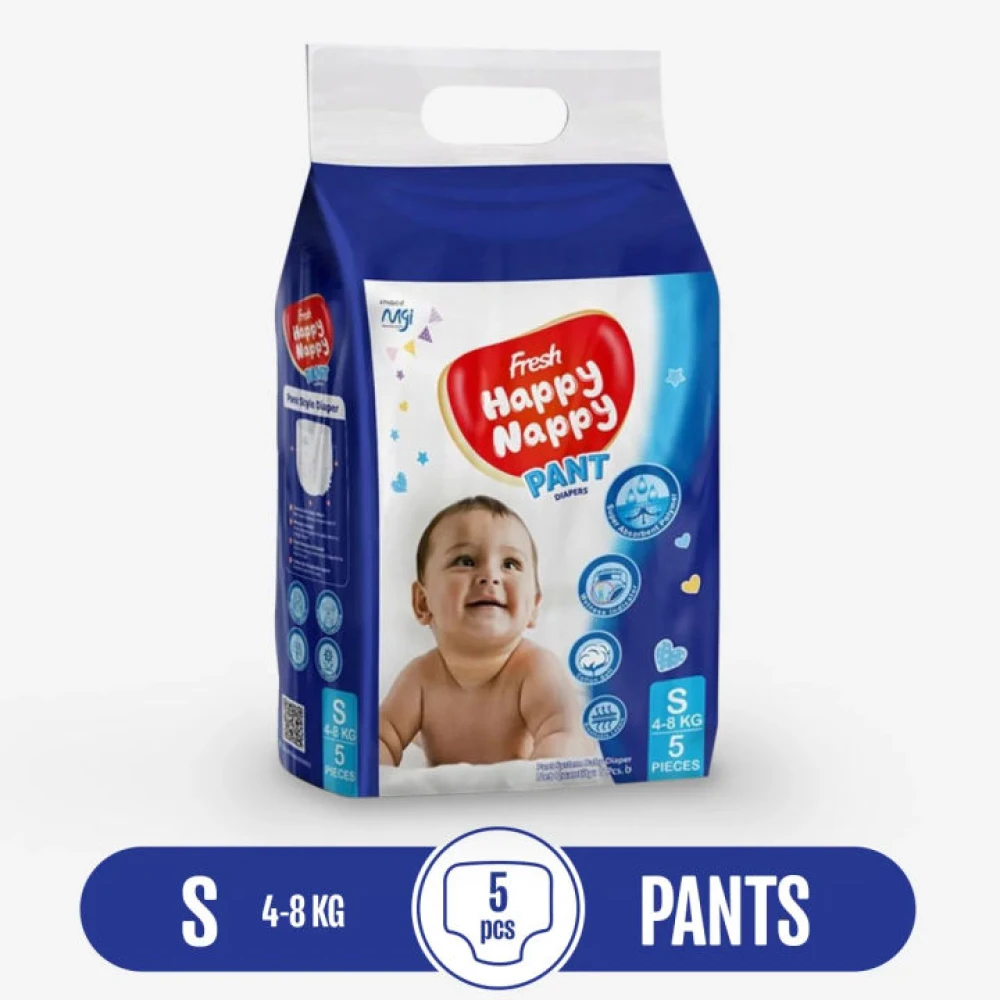 Happy Pant Diaper S (4-8 kg) 5pcs