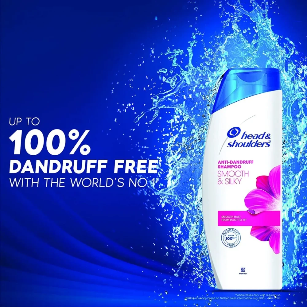 Head & Shoulders Smooth & Silky Anti Dandruff Shampoo 180ml
